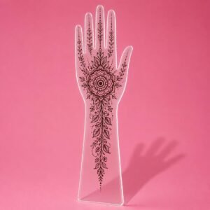 Acrylic Henna Practice Hand (Transparent) - photo 1