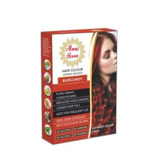 AL HASNAYN ENTERPRISES Almas Henna 80 GRAM Hair Color, Burgundy - photo 1