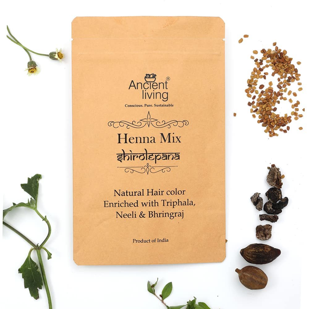 Ancient Living Organic Henna Powder Mix (Mehndi) Natural - photo 2