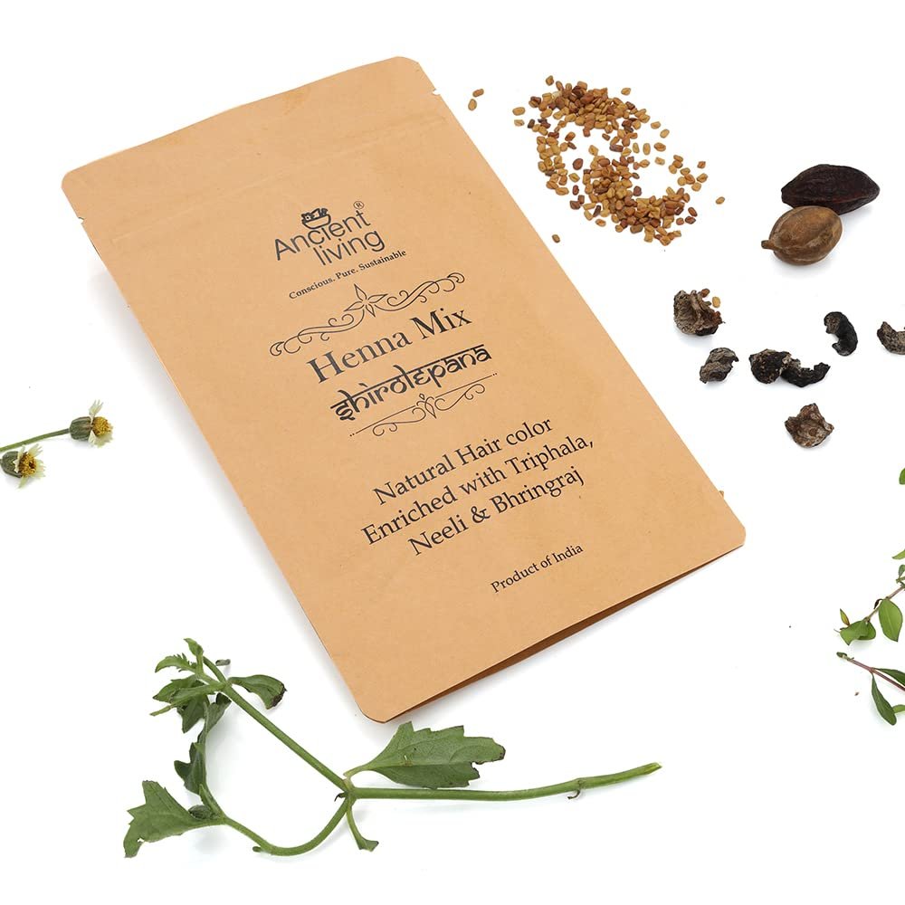 Ancient Living Organic Henna Powder Mix (Mehndi) Natural - photo 5