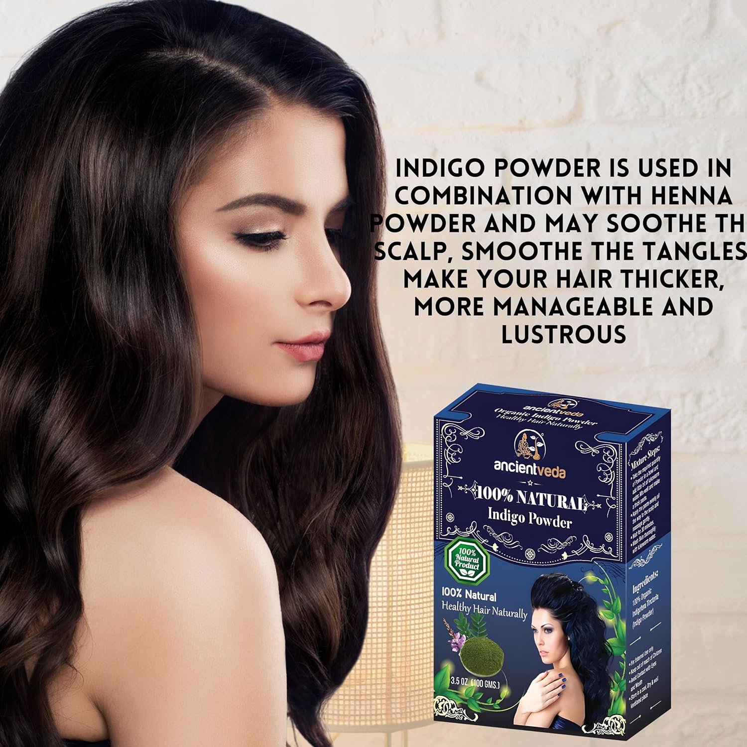 ANCIENT VEDA Natural Hair Powders | Non-GMO & Gluten Free - photo 3