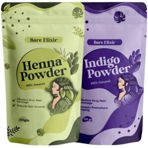 Bare Elixir 100% Natural Henna and Indigo Powder Combo - photo 1