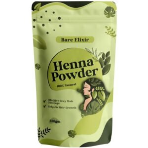 Bare Elixir 100% Natural Organic Henna Powder for Hair - 180g | Promotes Hair Growth - photo 1
