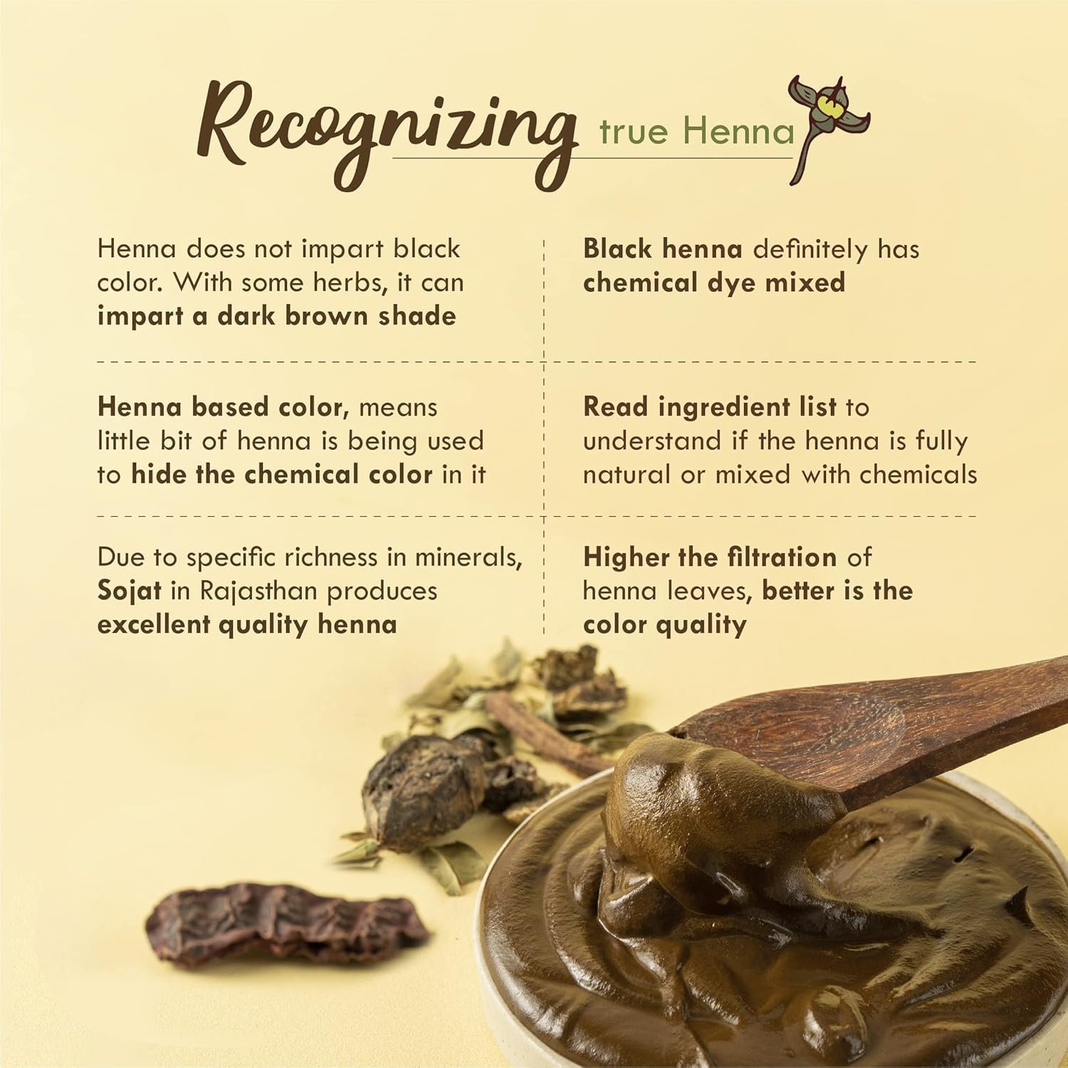 Bare Elixir Henna Paste | Pre-Soaked in Black Tea & 12+ Ayurvedic Herbs - photo 6