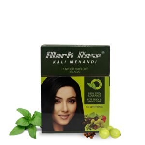Black Rose Kali Mehandi | Herbal Black Henna Hair Color - photo 1