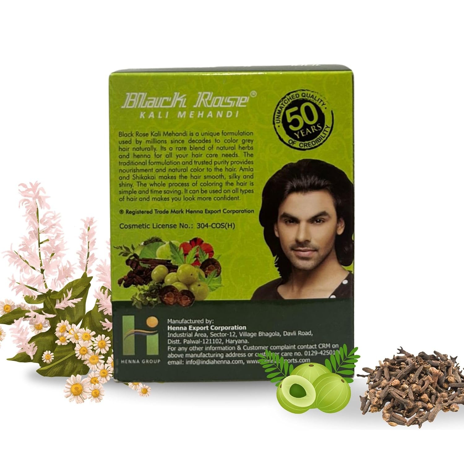 Black Rose Kali Mehandi | Herbal Black Henna Hair Color - photo 3