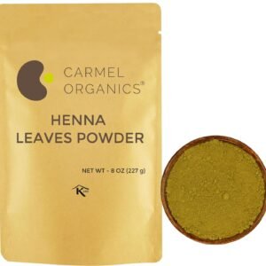 CARMEL ORGANICS Henna Leaves Powder 8 Ounce | Natural and Pure Henna Leaves - photo 1