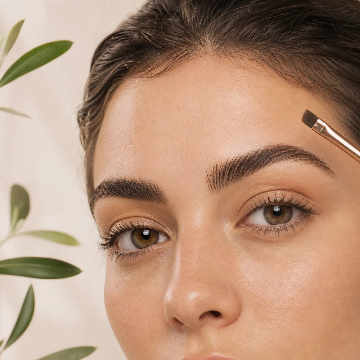 Plant-based eyebrow color