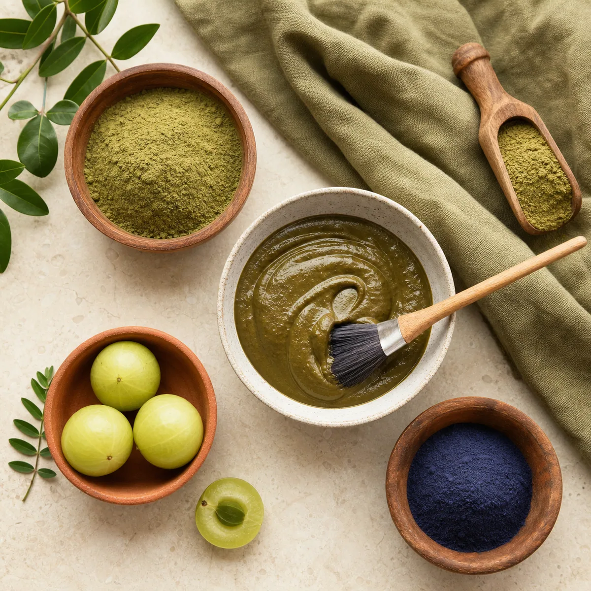 Henna and plant-based color products