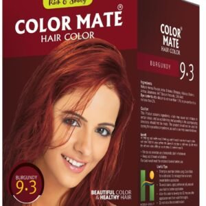 COLOR MATE Henna Exports Hair Color (Burgundy - 9.3) (150G) - photo 1