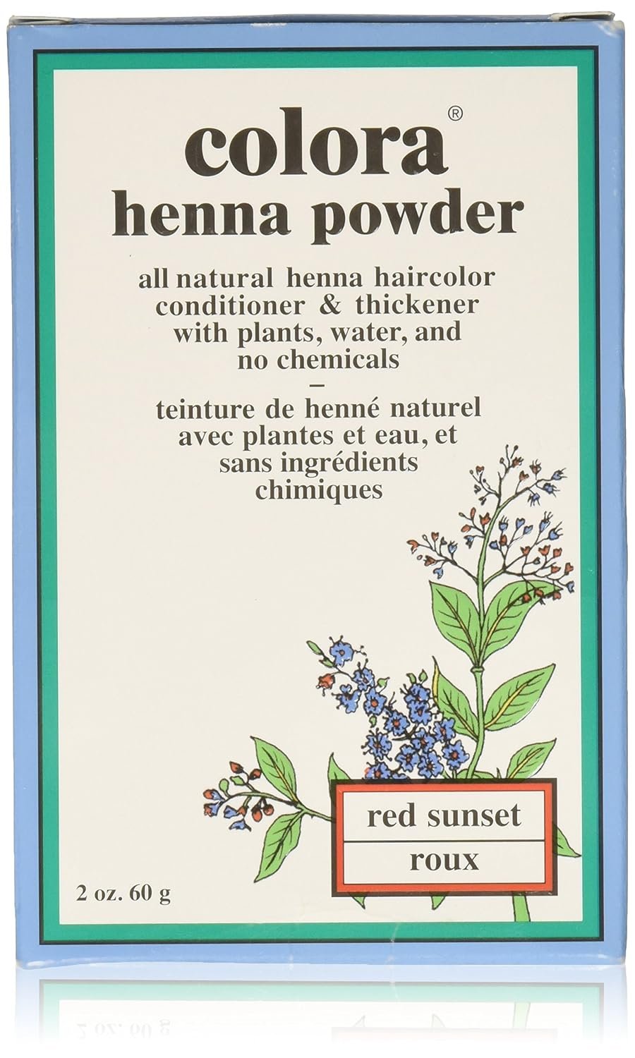 Colora Henna Powder Hair Color Red Sunset, 2 - photo 1