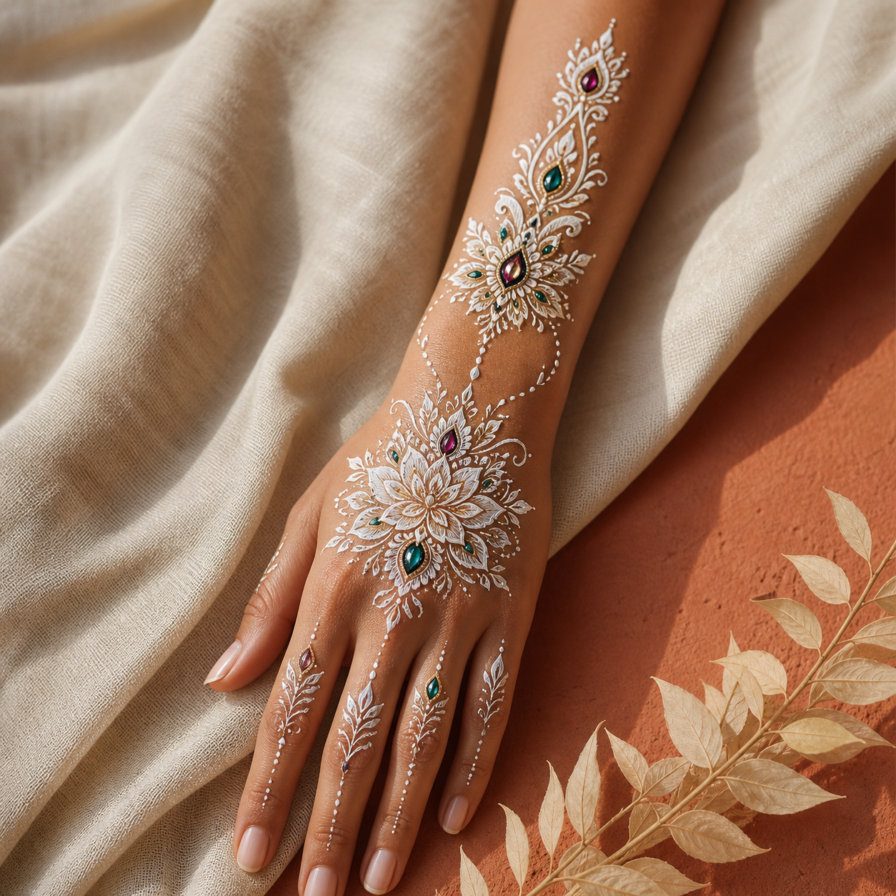 Colored body art inspiration