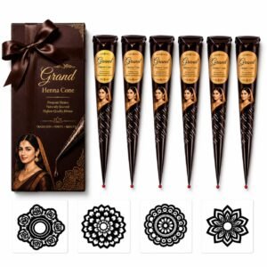 Golecha Natural Henna Cones, Pack of 6 x 30g - photo 1