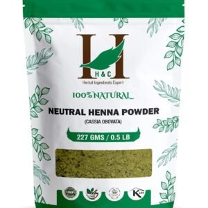 H&C 100% Pure Neutral Henna Powder/Colorless Henna/Senna Powder/Cassia Obovata (227g / (1/2 lb) - photo 1