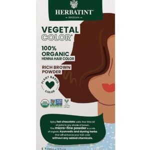 Herbatint Henna Color Rich Brown Hair Dye, Plant-Based Hair Color - photo 1