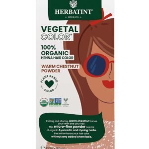 Herbatint Henna Color Warm Chestnut Hair Dye, Plant-Based Hair Color - photo 1