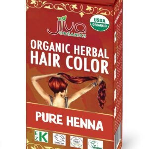 Jiva Organic Henna Powder For Hair - 100% Pure, Certified Organic Natural Hair Colorant - photo 1