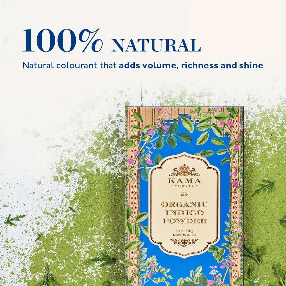 Kama Ayurveda Organic Indigo Powder, 100g - photo 2