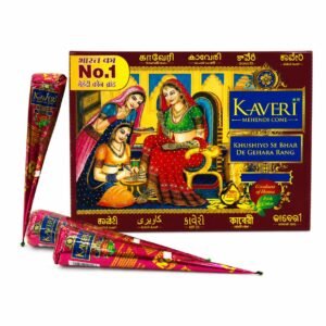 Kaveri Natural Henna Mehandi Cone for Hands & Hair Herbal Rajasthani Henna Paste in Natural Dar - photo 1