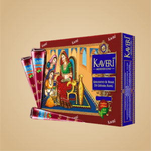 Kaveri Ready-to-Use Henna Cones, Pack of 12 - Natural Mehndi Cones for Body Art, Hair Art & Temporary Art Desi - photo 1