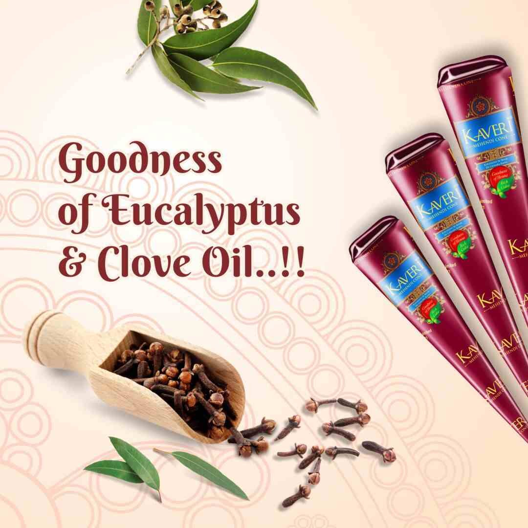 Kaveri Ready-to-Use Henna Cones, Pack of 46 - Natural Mehndi Cones for Body Art, Hair Art & Temporary Art Desi - photo 4