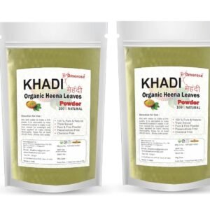 Khadi Omorose Mehendi (Heena Leaves Powder) | Pack of 4 | total 400 Gram - photo 1