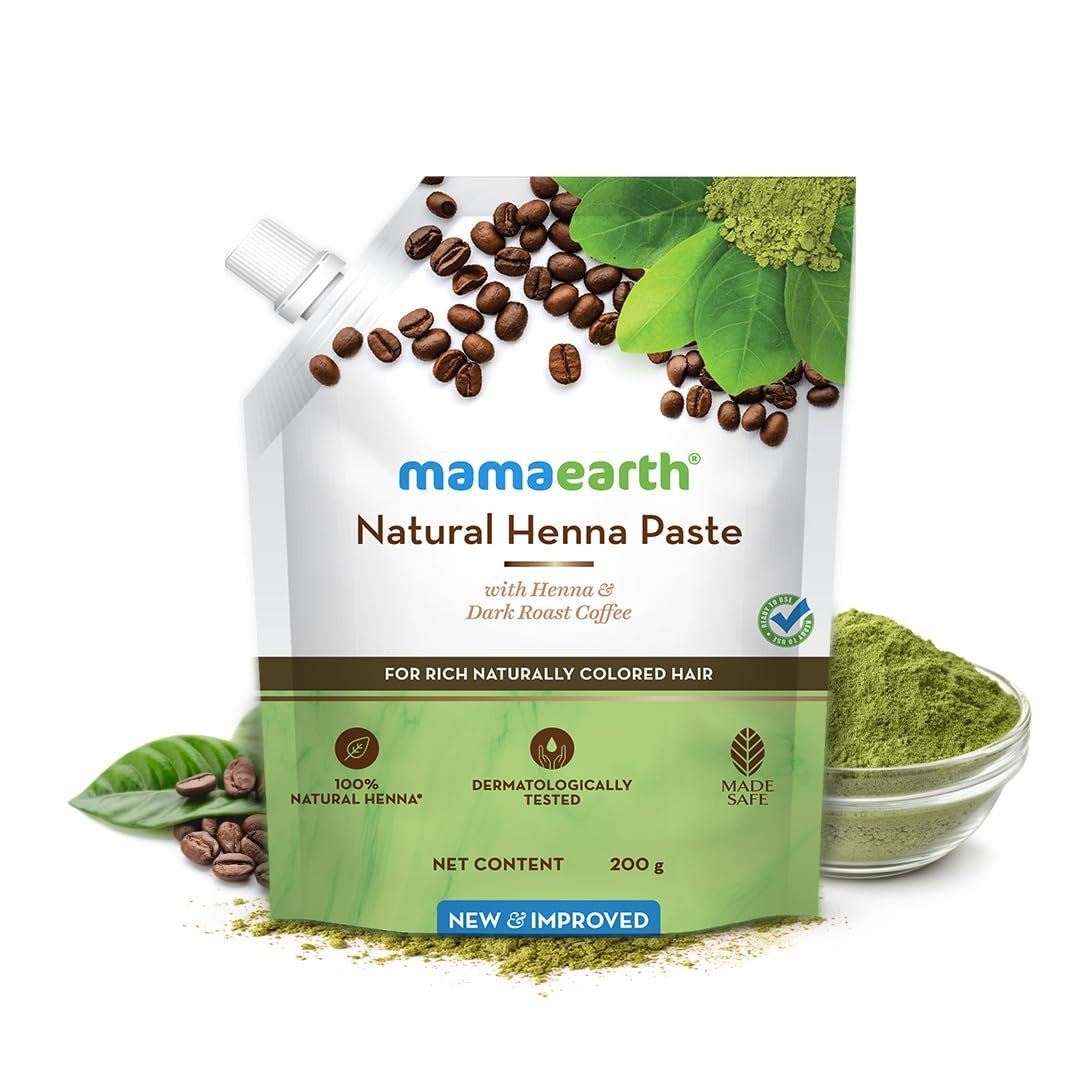 Mamaearth Natural Henna Paste | With Henna & Dark Roasted Coffee - photo 1