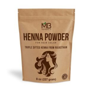 MB Herbals 100% Pure & Natural Henna Powder 8 oz / 227 Grams For Hair Color - photo 1