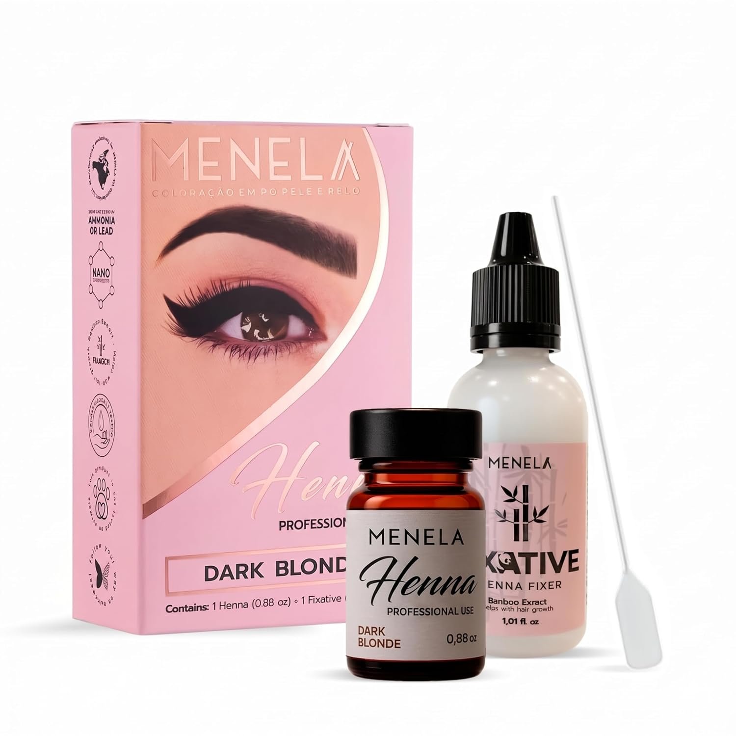 Menela Black Hair Henna Powder Plant-Based - photo 6