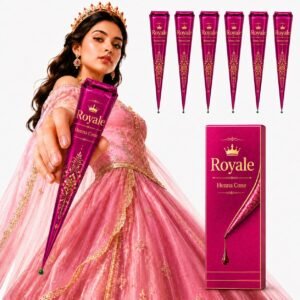 Royal Ready-to-Use Mehndi Henna Cones, Pack of 12 - photo 1