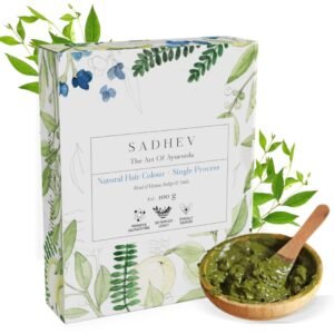SADHEV Ayurvedic Natural Hair Colour | Single Process | Covers Greys & Whites | Henna - photo 1
