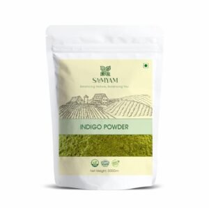 SAMYAM Natural Indigo Powder - 500g (1.1 lb) | Natural Hair Dye, Chemical and PPD Free - photo 1