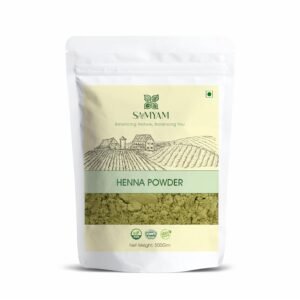 SAMYAM Pure Henna Powder - 500g (1.1 lb) | Natural Hair Color - photo 1