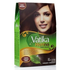 Vatika Henna Hair Color Dark Brown - Henna Hair Dye Dark Brown Color 3-Pack - photo 1