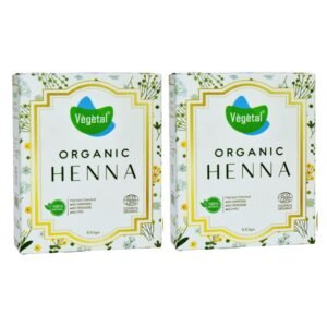 Vegetal Organic Henna Powder, 100% Natural, Chemical-Free, 100 gm, Pack of 2 - photo 1