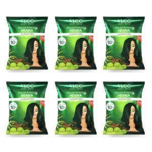 VLCC Natural & Herbal Henna - 120g X 6 (Pack of 6) | Goodness of 10 herbs like Amla, Brahmi - photo 1