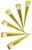 AL HASNAYN ENTERPRISES Almas henna cones for women 6 pack 100% natural ready to use henna tubes