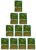Amina Henna, Natural Black Mehndi Powder, 250 g (Pack of 10)