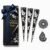 Black Floral Ready-to-Use Mehndi Henna Cones, Pack of 3 – deep black Paste for Henna Art, Henna Designs & Wedding Body Art