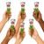 Jasmine Ready-to-Use Mehndi Henna Cones, Pack of 6 – dark brown Paste for Henna Art, Henna Designs & Wedding Body Art