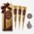 SGGolden Ready-to-Use Mehndi Henna Cones, Pack of 3 – golden brown Paste for Henna Art, Henna Designs & Wedding Body Art
