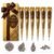 SGGolden Ready-to-Use Mehndi Henna Cones, Pack of 6 – golden brown Paste for Henna Art, Henna Designs & Wedding Body Art